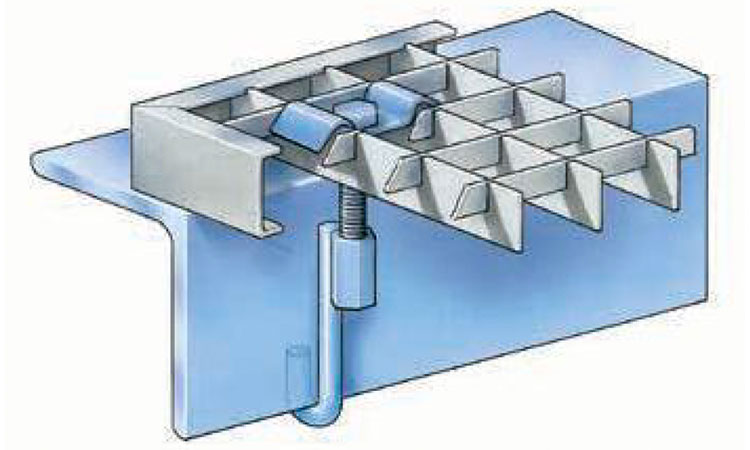 HOOK FASTENING (e.g. for angle profiles)
